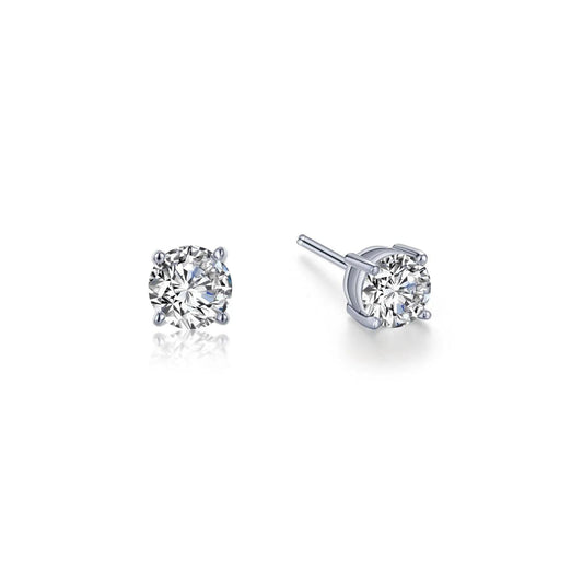0.5 CTW Solitaire Simulated Stud Earrings - Warwick Jewelers