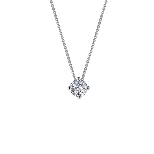 0.85 CTW Simulated Solitaire Necklace - Warwick Jewelers