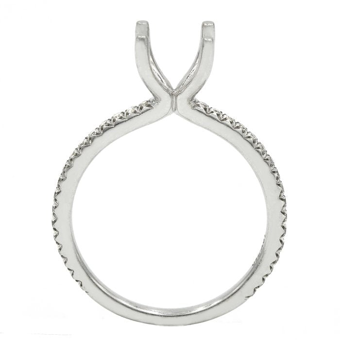 14k White Gold Diamond Enagement Ring - Warwick Jewelers