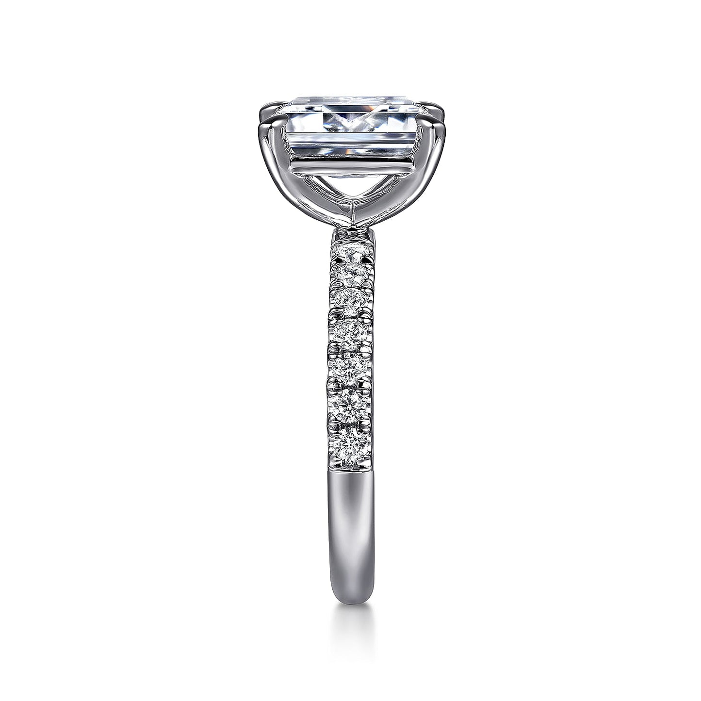 14k White Gold Diamond Engagement Ring - Warwick Jewelers