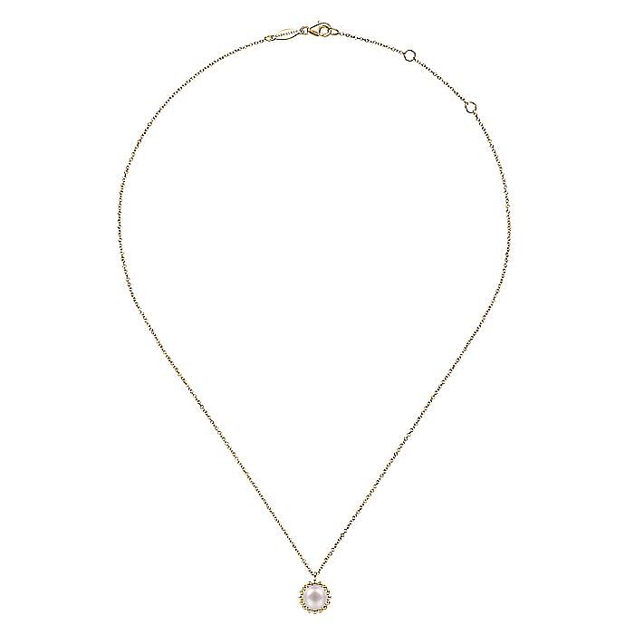 14K Yellow Gold Bujukan Pearl Pendant Necklace - Warwick Jewelers