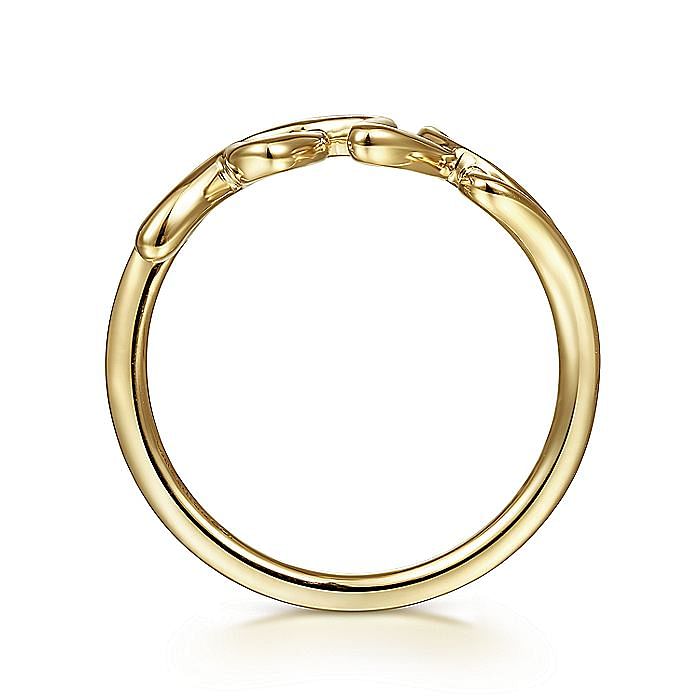 14K Yellow Gold Love Ring - Warwick Jewelers