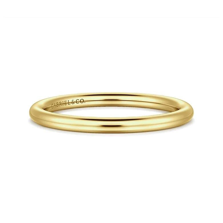 14K Yellow Gold Wedding Band - Warwick Jewelers