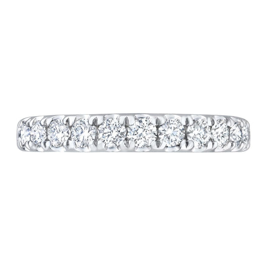 18K White Gold Anniversary Wedding Band - Warwick Jewelers