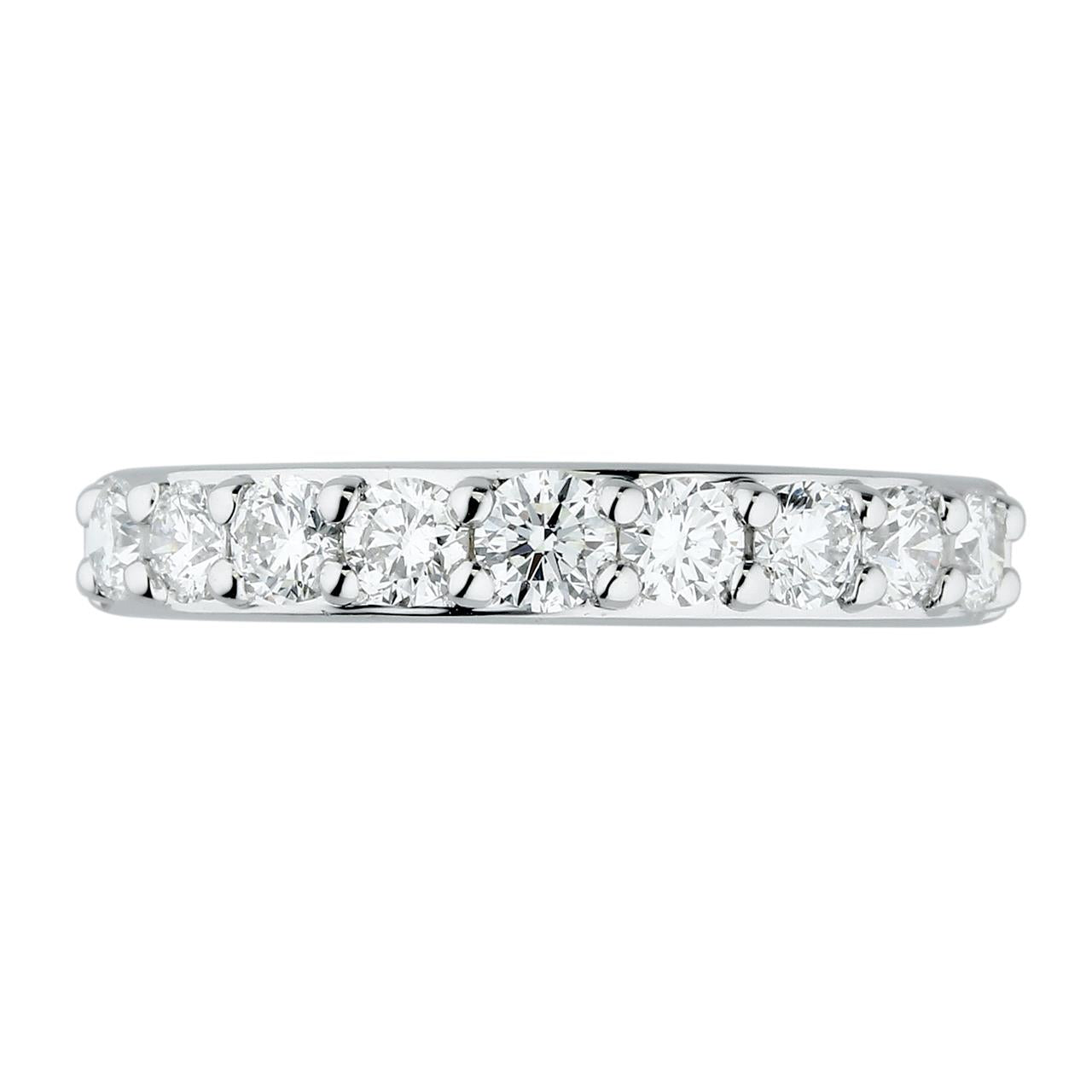 18k White Gold Wedding Band - Warwick Jewelers