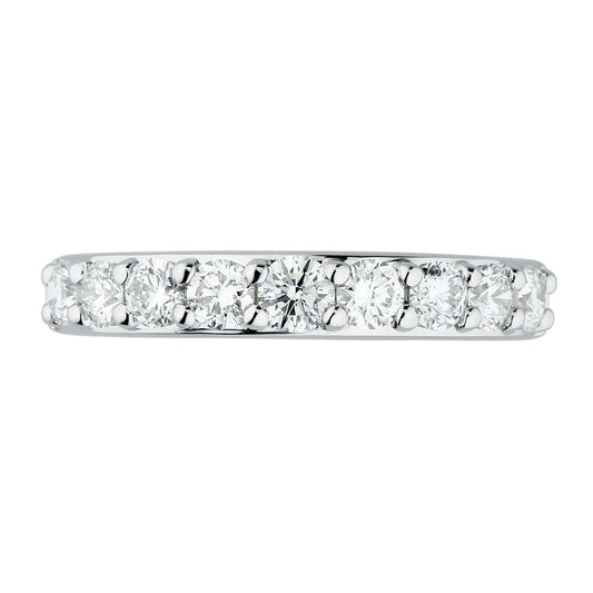 18k White Gold Wedding Band - Warwick Jewelers