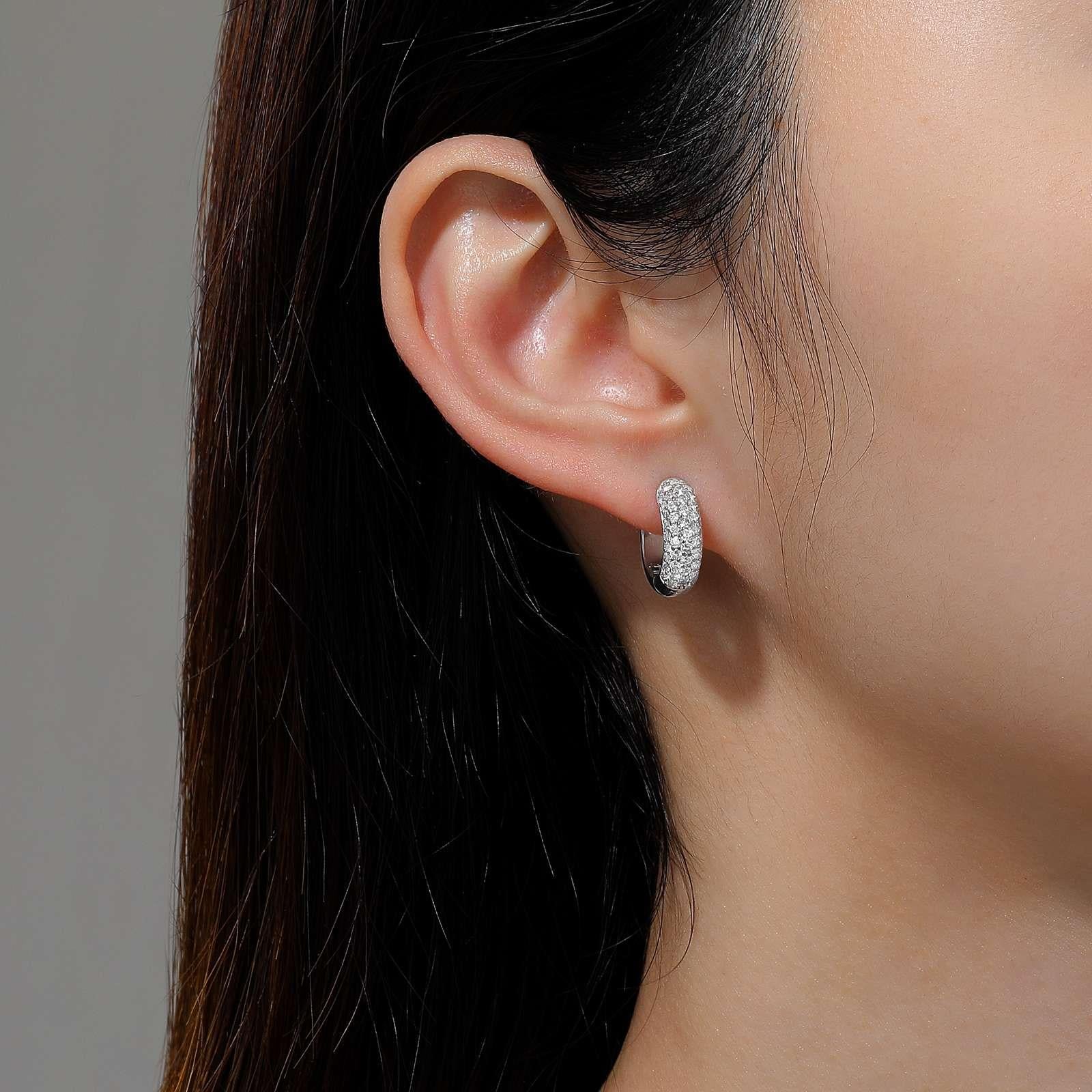 5-Row Huggie Hoop Earrings - Warwick Jewelers