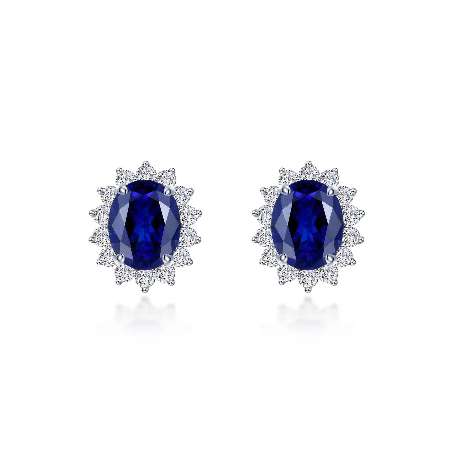 6.2 CTW Halo Stud Earrings - Warwick Jewelers