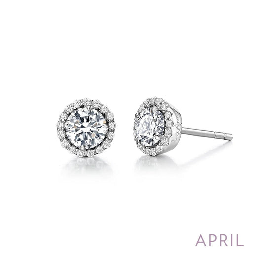 April Birthstone Earrings - Warwick Jewelers