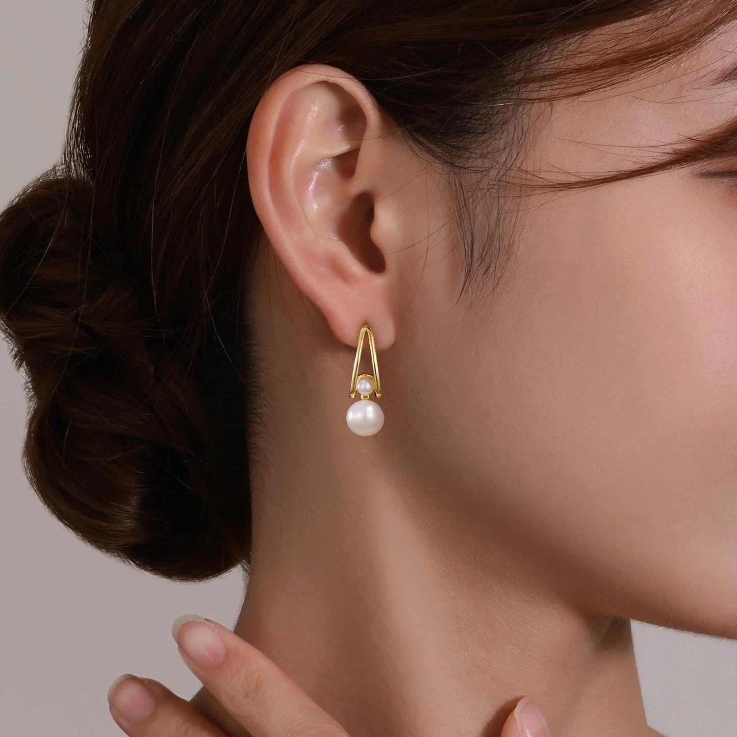 Cultured Freshwater Pearl Hoop Earrings - Warwick Jewelers