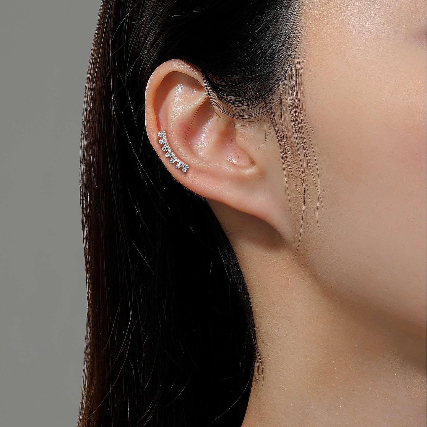 Curved Bar Ear Climbers - Warwick Jewelers