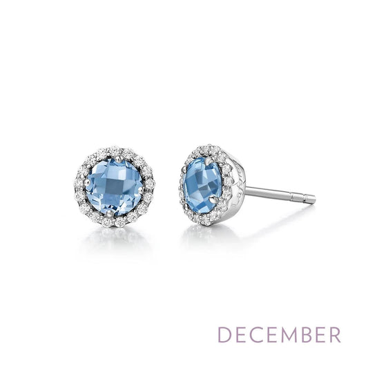 December Birthstone Earrings - Warwick Jewelers