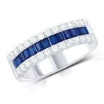 Diamond and Sapphire ring - Warwick Jewelers
