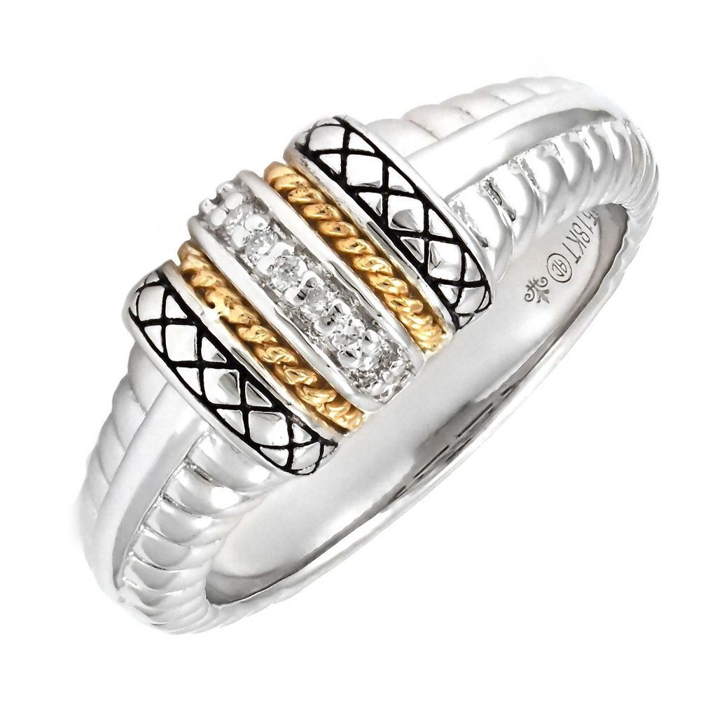 La Mezcla Round Pave Diamond Ring - Warwick Jewelers
