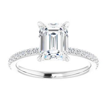 Platinum Diamond Engagement Ring - Warwick Jewelers