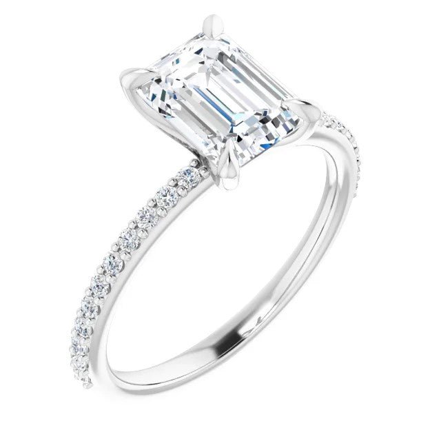 Platinum Diamond Engagement Ring - Warwick Jewelers