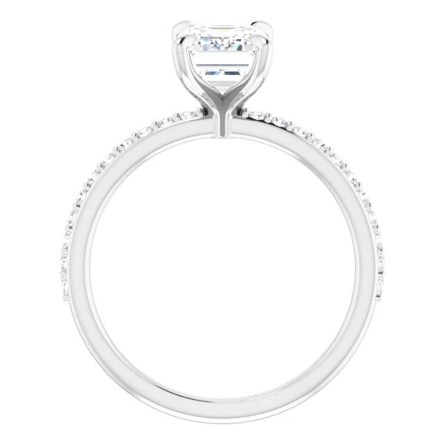 Platinum Diamond Engagement Ring - Warwick Jewelers