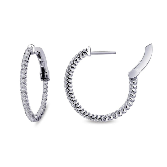 Silver 25 mm Hoop Earrings - Warwick Jewelers