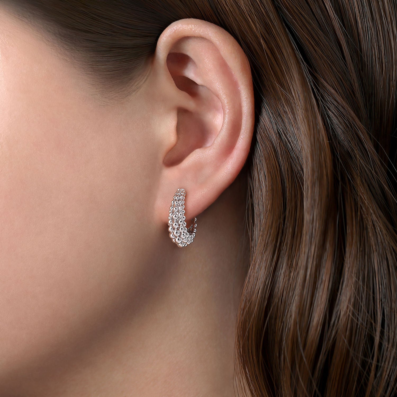 Sterling Silver 20mm Bujukan Classic Hoop Earrings - Warwick Jewelers