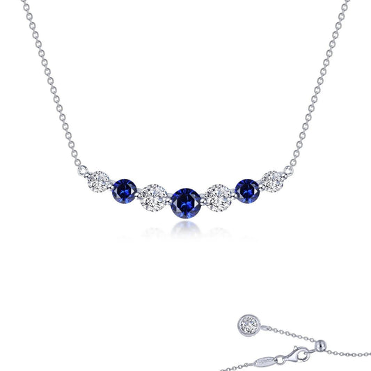 Sterling Silver Alternating 7 Symbols of Joy Necklace - Warwick Jewelers