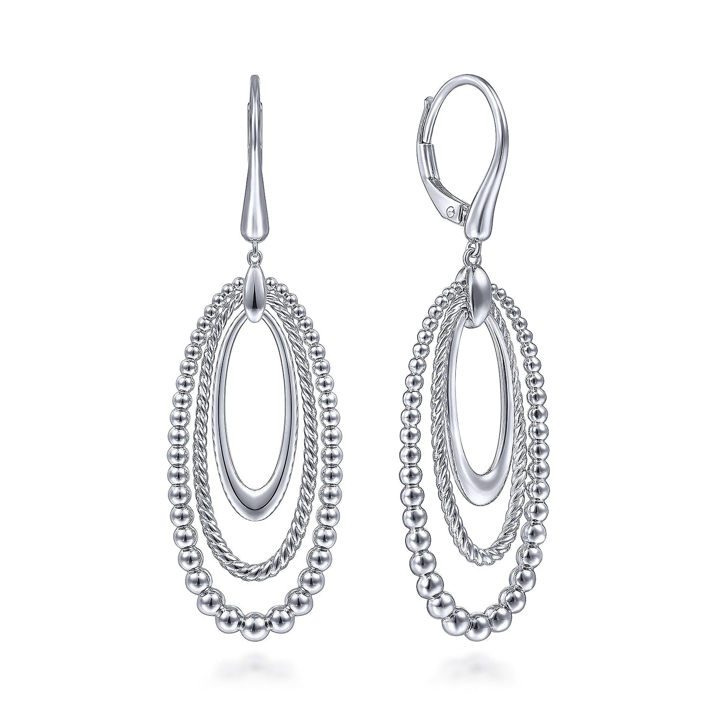 Sterling Silver Bujukan and Rope Drop Earrings - Warwick Jewelers