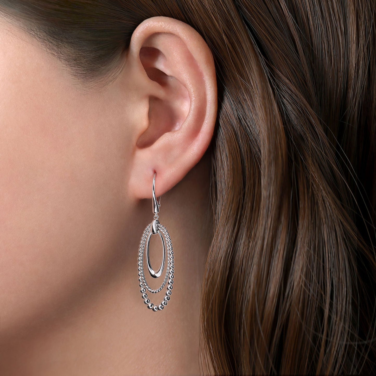 Sterling Silver Bujukan and Rope Drop Earrings - Warwick Jewelers