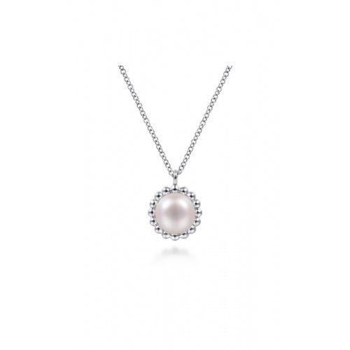 Sterling Silver Bujukan Pearl Pendant Necklace - Warwick Jewelers