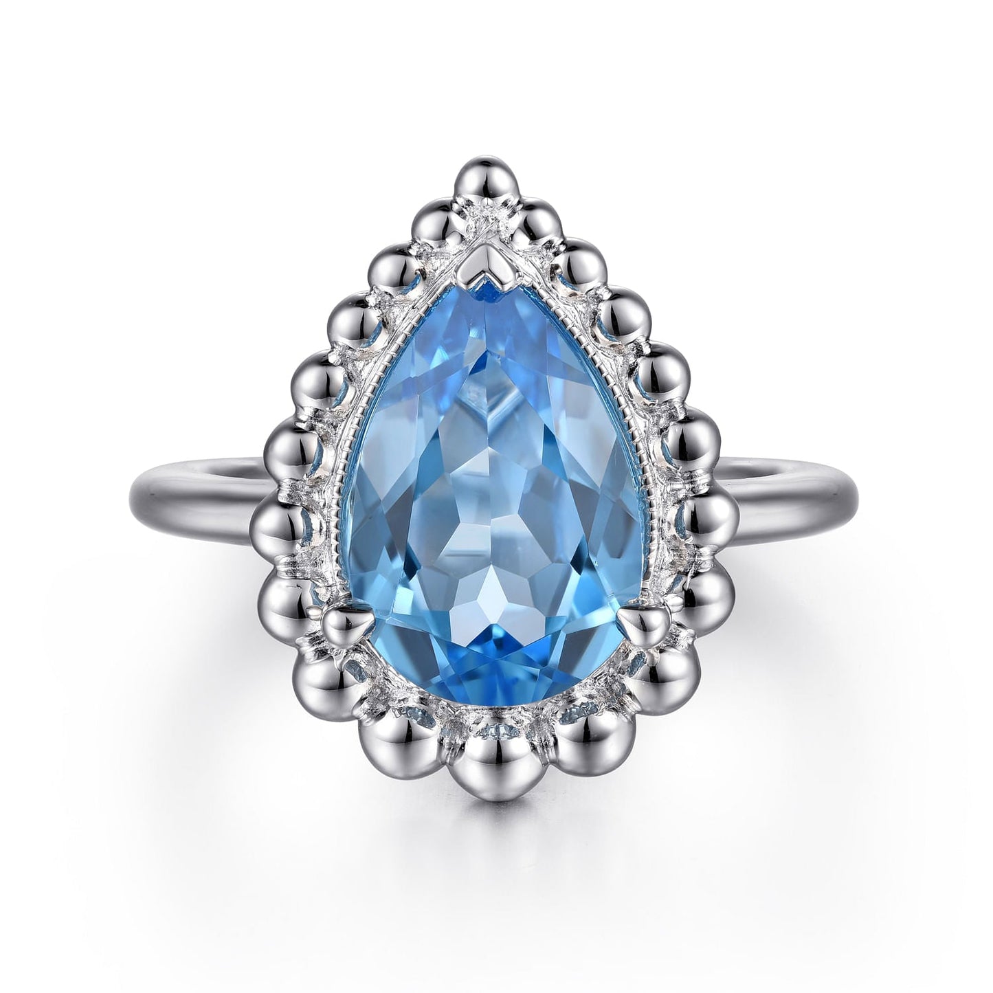 Sterling Silver Bujukan Swiss Blue Topaz Ring - Warwick Jewelers