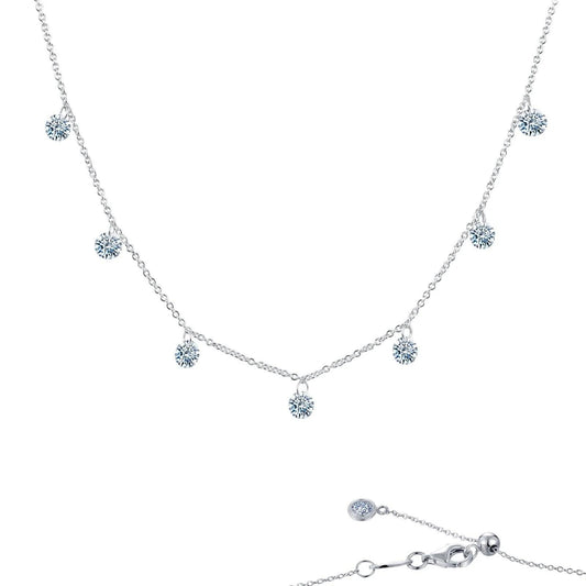 Sterling Silver Frameless Raindrop Necklace - Warwick Jewelers