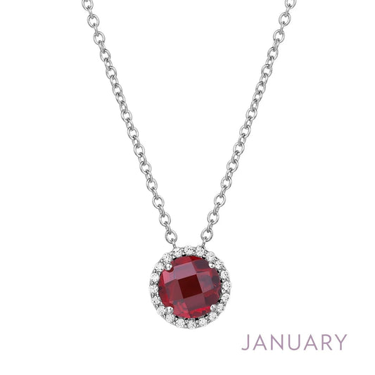 Sterling Silver January Birthstone Necklace - Warwick Jewelers