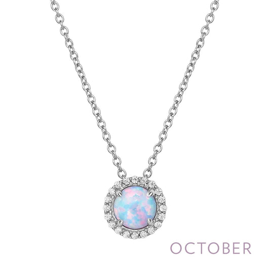 Sterling Silver October Birthstone Necklace - Warwick Jewelers