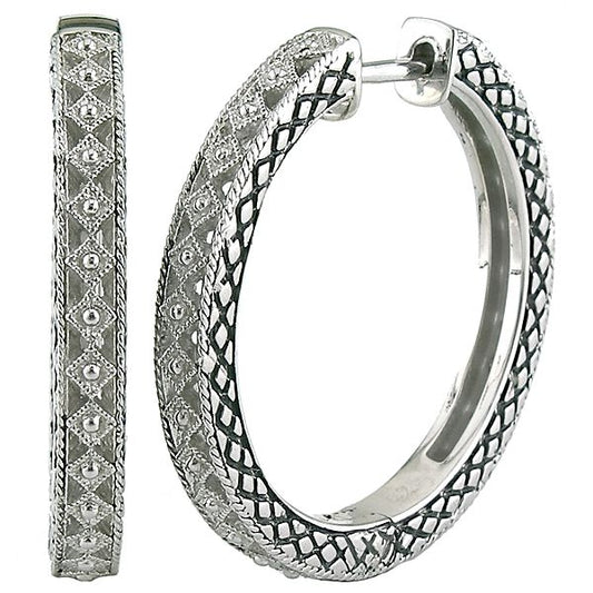 Sterling Silver Pasion De Plata Silver Earring - Warwick Jewelers