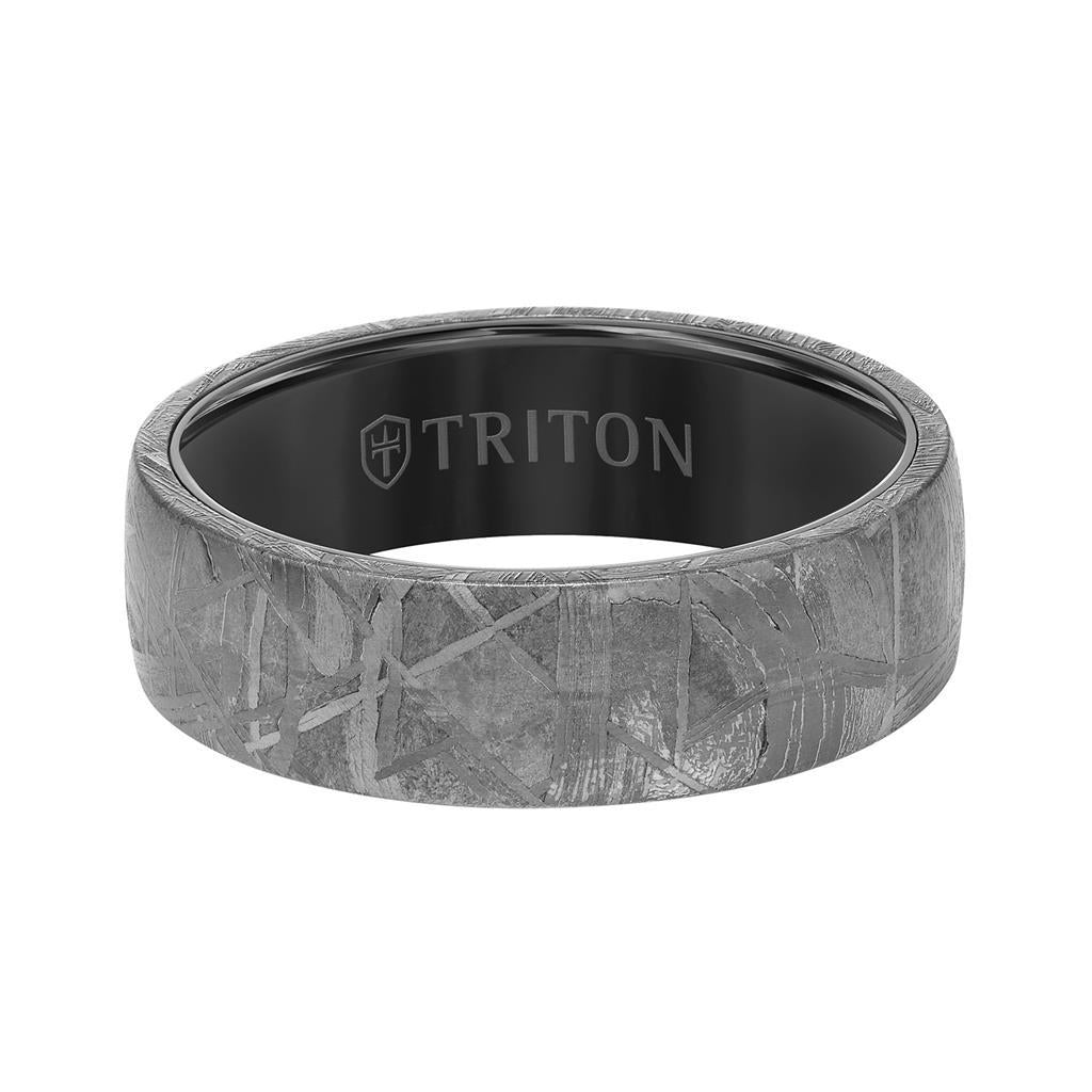 Meteorite Top Contemporary Wedding Band