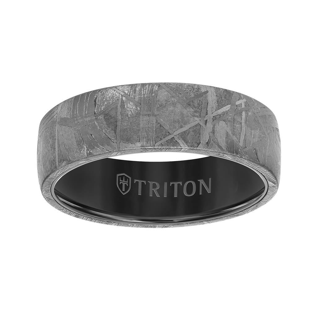 Meteorite Top Contemporary Wedding Band