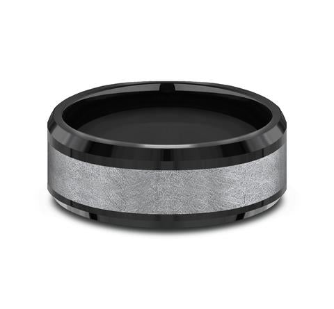 Black and Grey Tantalum Band