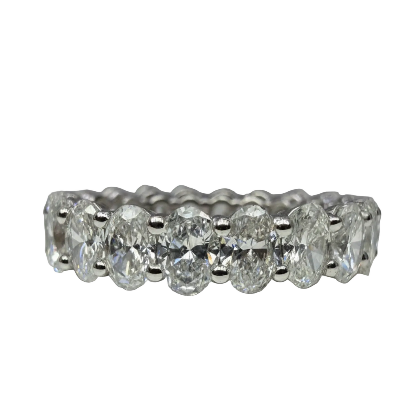 14kt White Gold 5.30ctw Eternity Band 