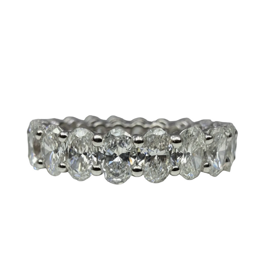 14kt White Gold 5.30ctw Eternity Band 
