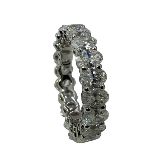 14kt White Gold 5.30ctw Eternity Band 