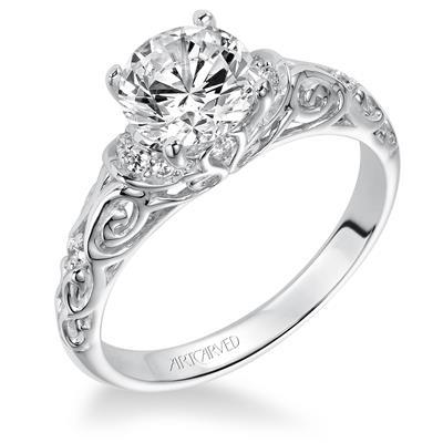 Vintage Style Engagement Ring