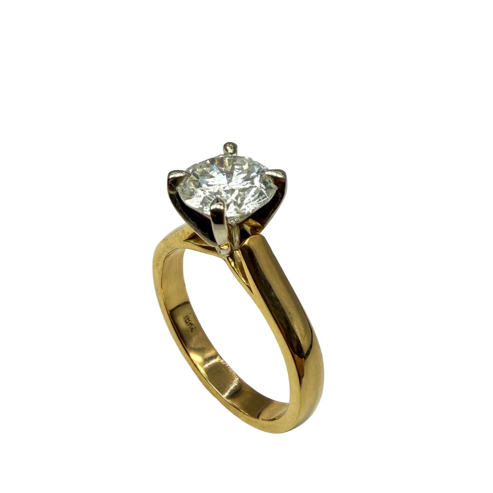 Lab Grown Solitaire Engagement Ring