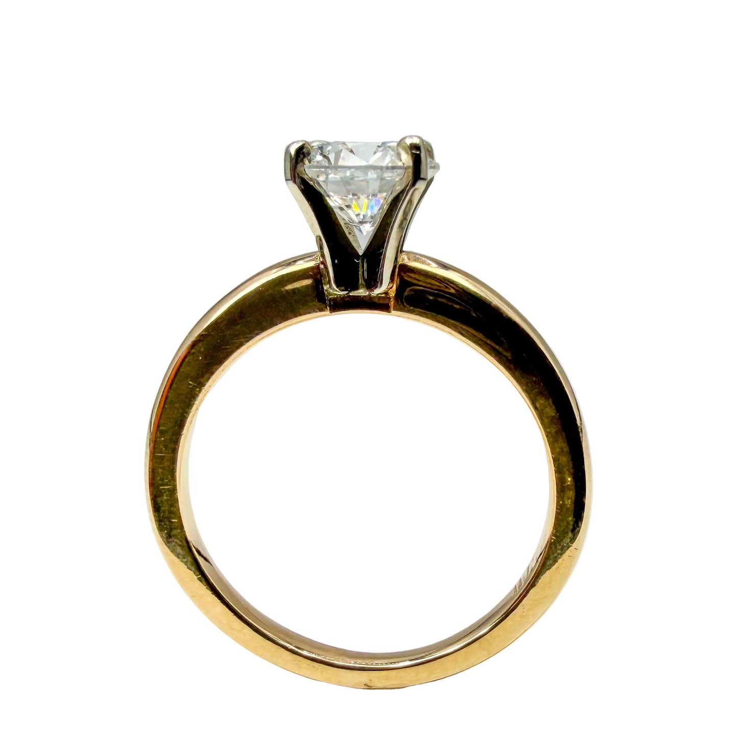 Lab Grown Solitaire Engagement Ring