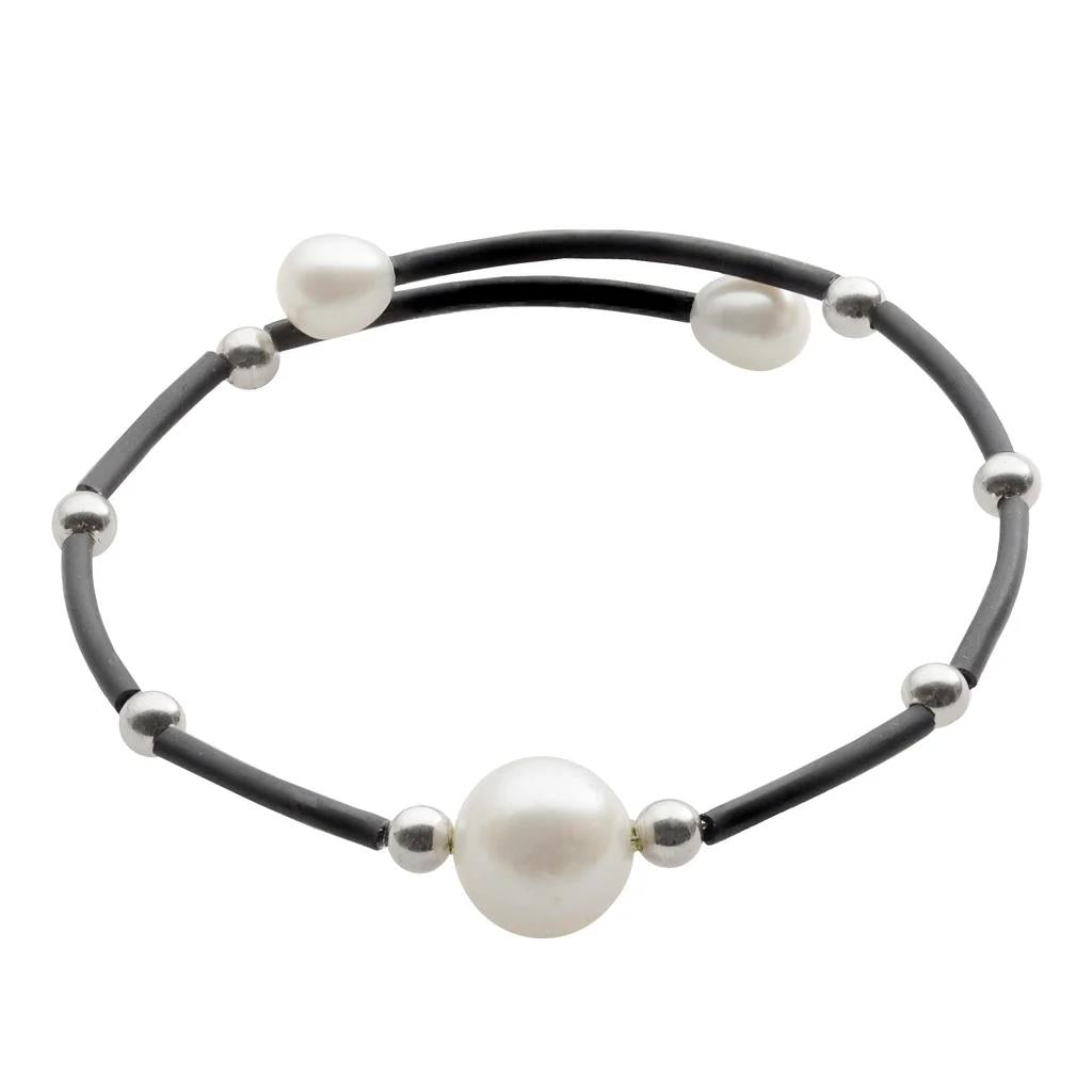 Freshwater Pearl Sterling Silver Bracelet