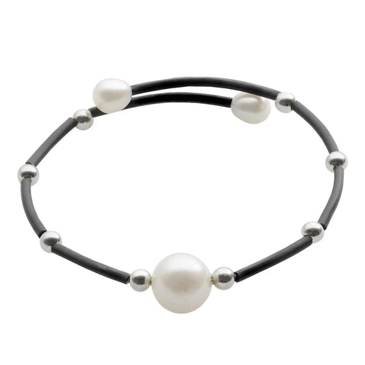 Freshwater Pearl Sterling Silver Bracelet