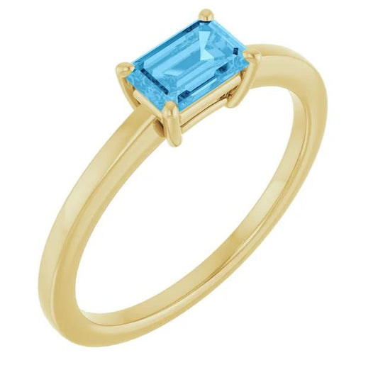 Blue Topaz Ring