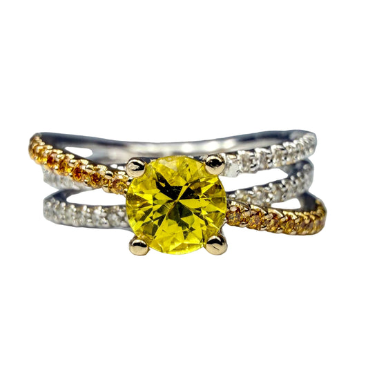 Sapphire and Diamond Ring