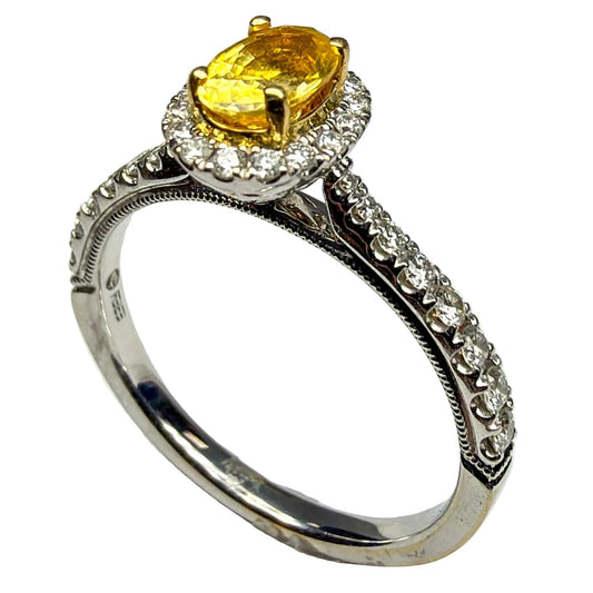 Sapphire and Diamond Ring