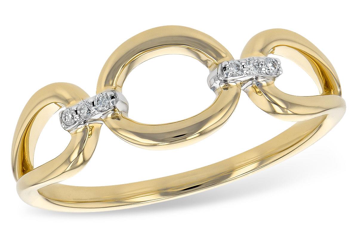 14K Yellow Gold Diamond Ring