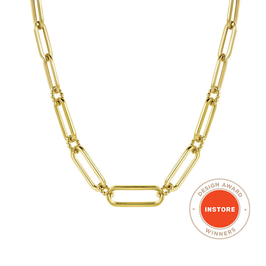 Paperclip Link Chain Necklace