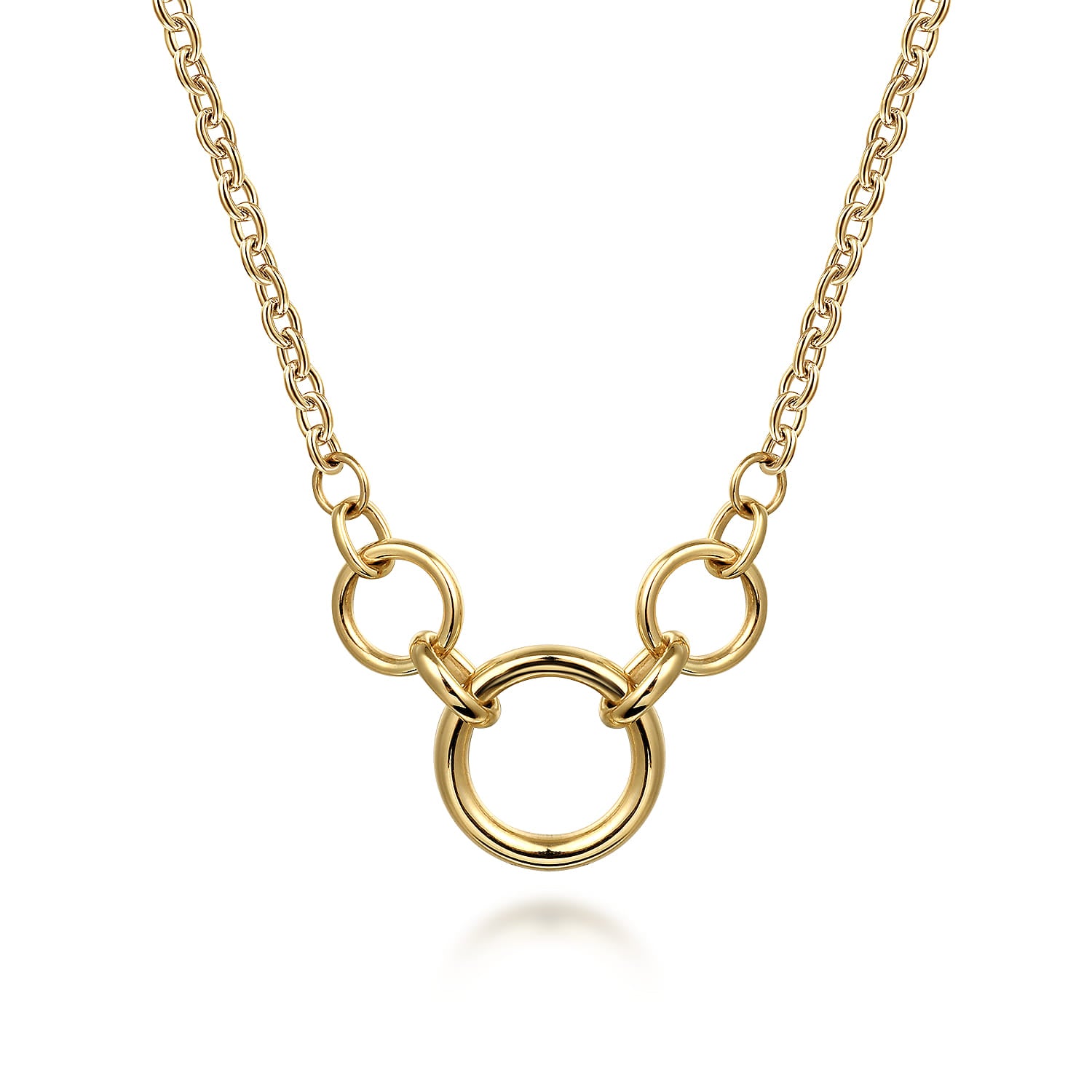 Circle Drop Necklace