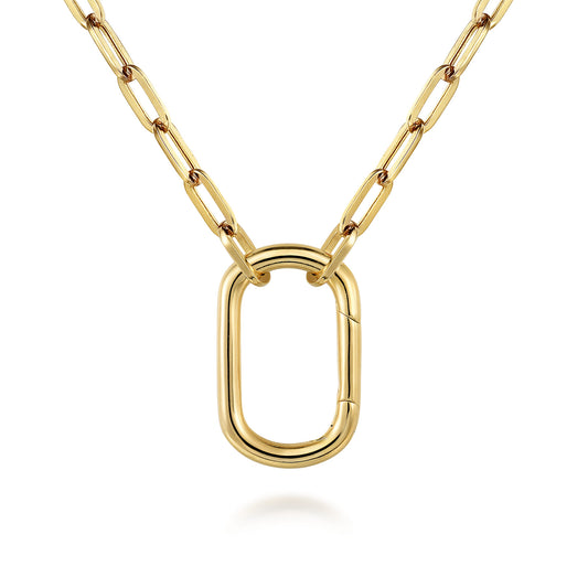 Necklace with Rectangle Drop